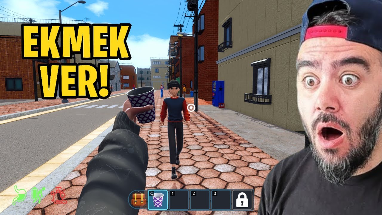 Dilençlik Yaptım ve Ekmeğim İçin Para Topladım! 🍞 Dilenç Oyunu Eğlencesi