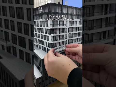 POV: You Make Architectural Scale Models✨ #architecture