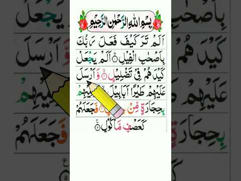 Alam Tara Kaifa | Alam Tara Kaifa Surah | Bakht Wali | Surah alam tara kaifa with urdu translation