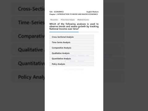 Time-Series Analysis in Economics 📊