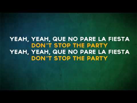 Pitbull ft. TJR - Don't Stop The Party Lyrics 🎉