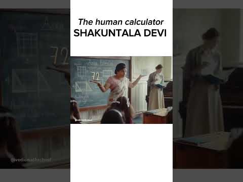 Did you know Shakuntala Devi used vedic maths #maths #movie #shakuntaladevimovie #mathematics