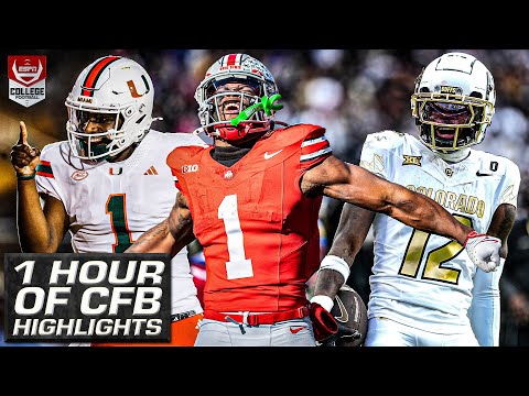 1 hour of HIGHLIGHTS from the 2024-25 college football season 🎥 | ESPN College Football