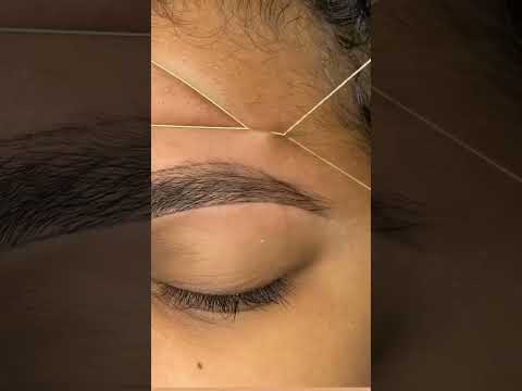 eyebrows threading #eyebrowthreading #support #subscribetomychannel #browthreading