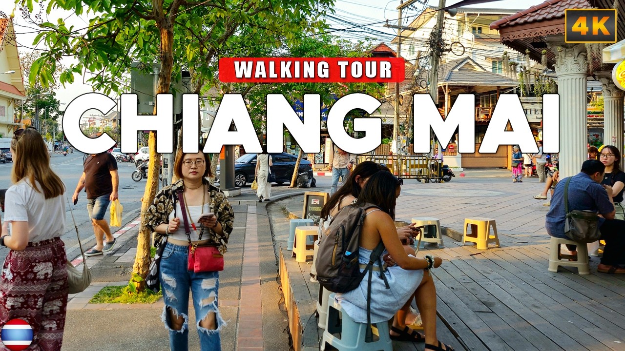 Chiang Mai, THAILAND - Old City of Chiang Mai 2026 4K Walking Tour