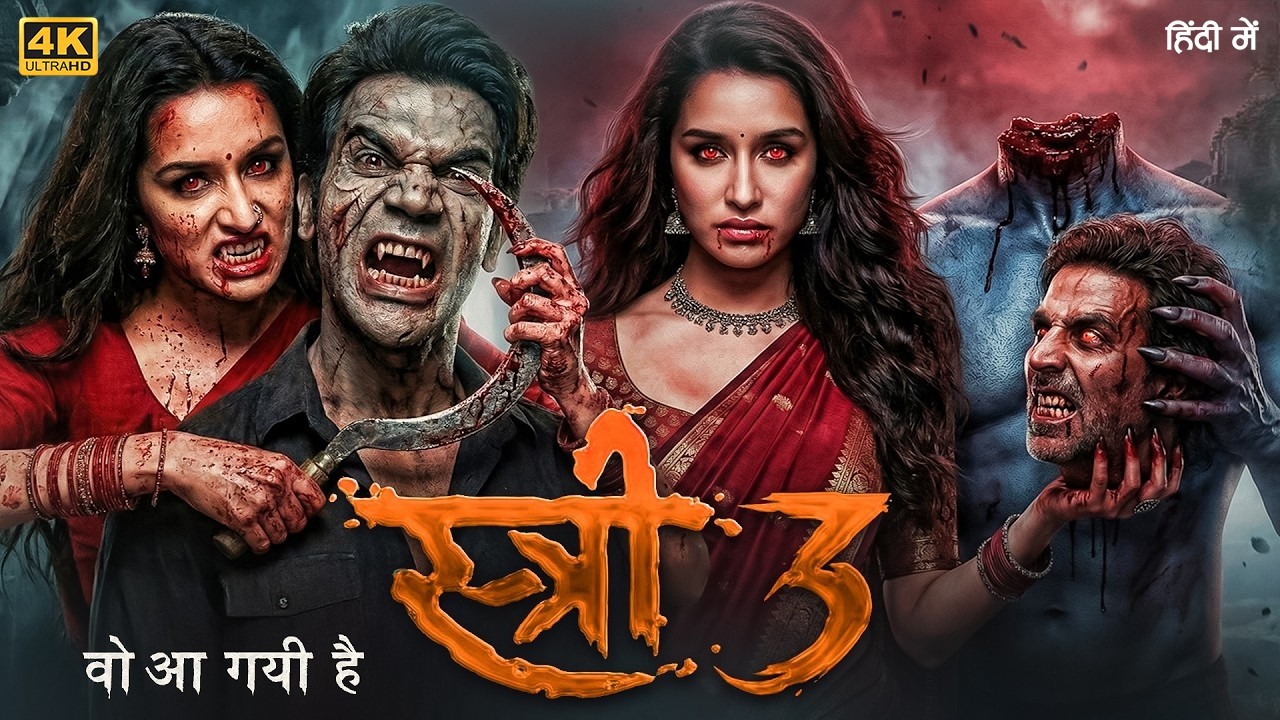 Stree 3 Horror Film with Shraddha, Akshay & Rajkumar (2026)