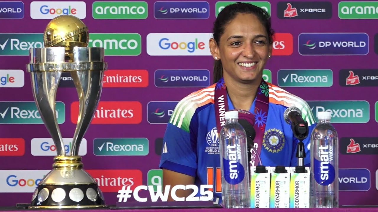 Harmanpreet Kaur Celebrates India's Historic Win at ICC Women's Cricket World Cup 2025 🏆