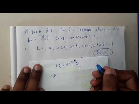 28 Regular language examples