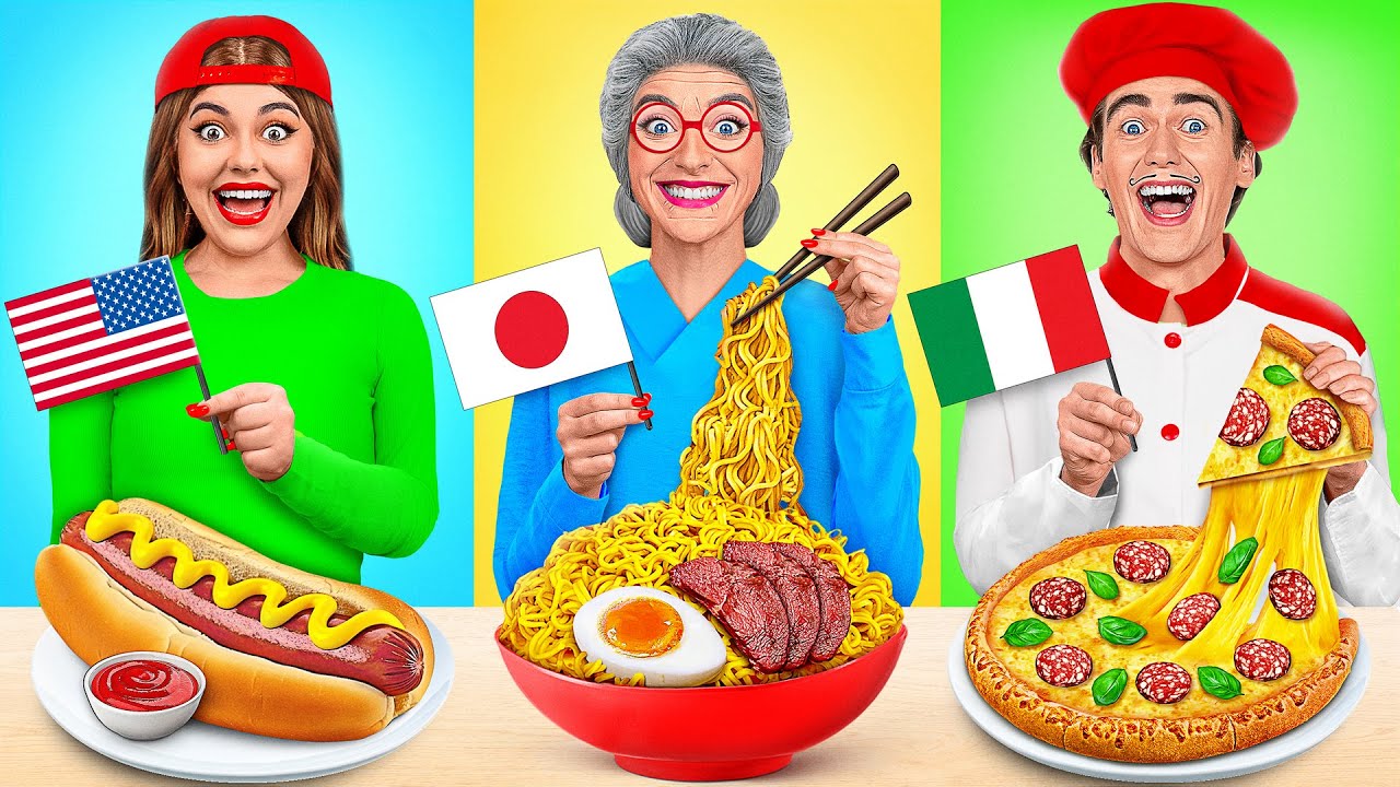 تحدي الطهي مع جدتي 🌍 | أطباق من حول العالم