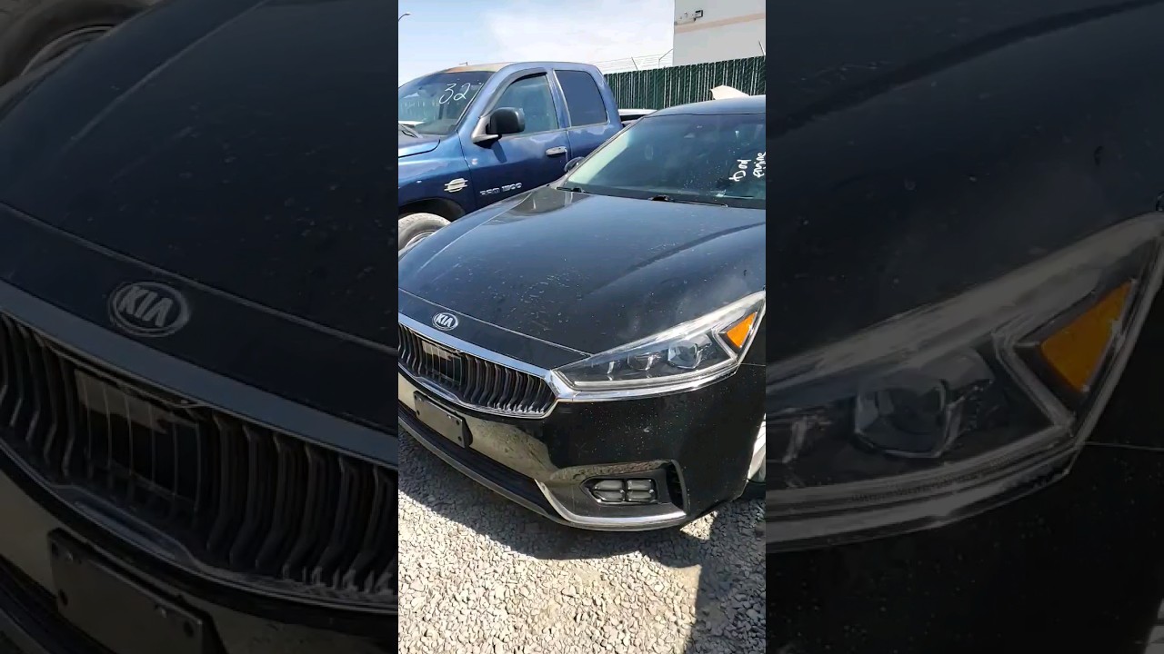 2017 Kia Cadenza blown up and DUMPED at auction #cheap #kia #kiacadenza #junk