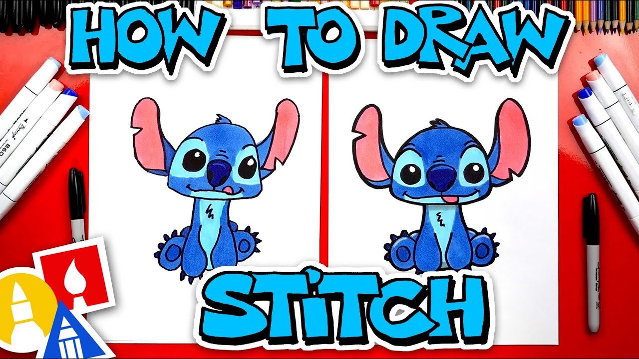 Easy Step-by-Step Guide to Drawing Stitch from Lilo & Stitch 🐾