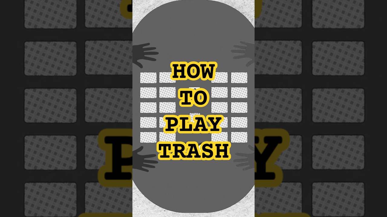 Learn Trash Card Game in 1 Minute 🎴