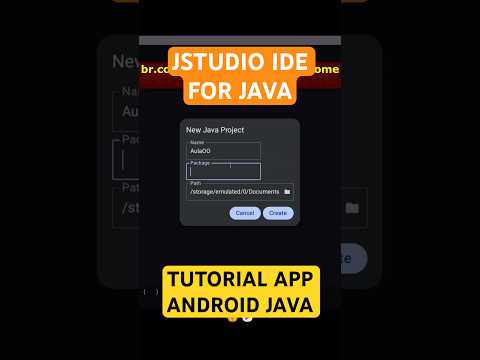 JSTUDIO - APP PARA ESTUDAR PROGRAMAÇÃO JAVA NO CELULAR ANDROID #jstudio #shorts #youtubeshorts