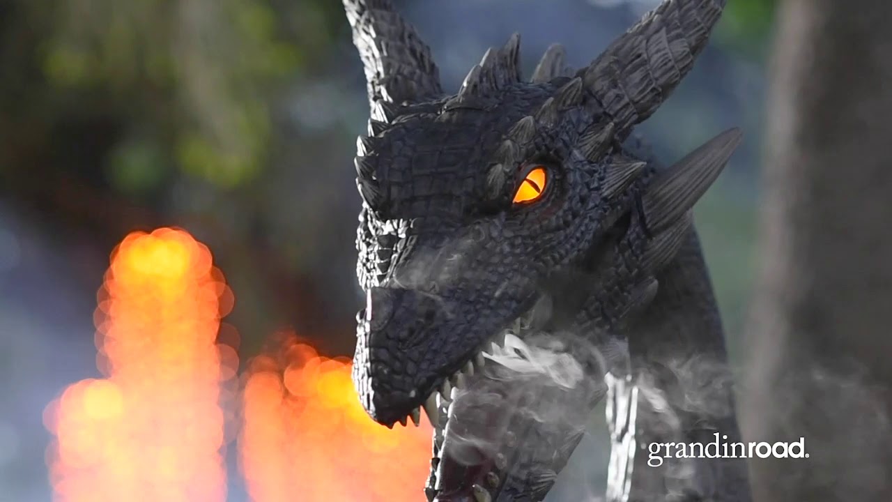 Animated Dark Night Dragon | Grandin Road