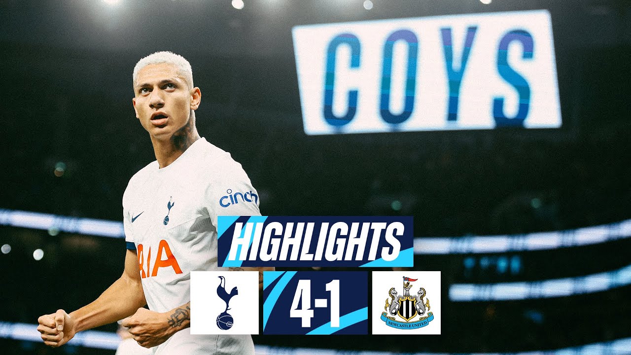 Tottenham 4-1 Newcastle | Richarlison Scores Twice ⚽