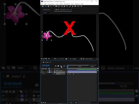 After effects shape path to motion path #shorts #viral #shortsvideo #aftereffectstutorial