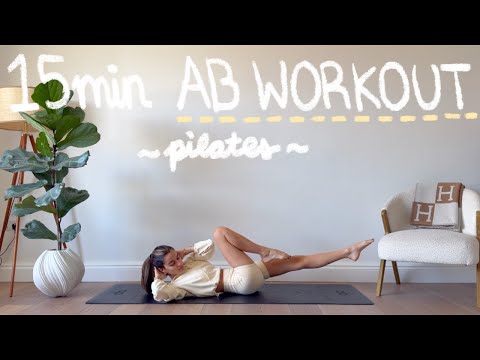 15MIN abs & deep core pilates workout (intermediate level) | no equipment