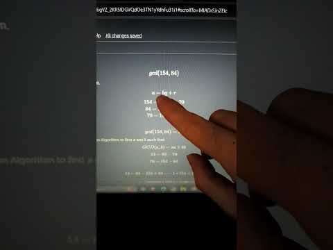 Number theory and Cryptography - Greatest Common Divisor - GCD - Euclidean Algorithm