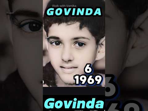 GOVINDA Age Transformation (1963-2025) | Govinda life journey evolution #govinda #bollywoodcomedy