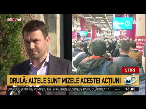 Drulă către șeful sindicatului de la metrou: Rădoi, s-a terminat