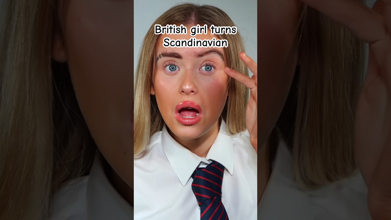 British Girl Transforms into Scandinavian 🇸🇪