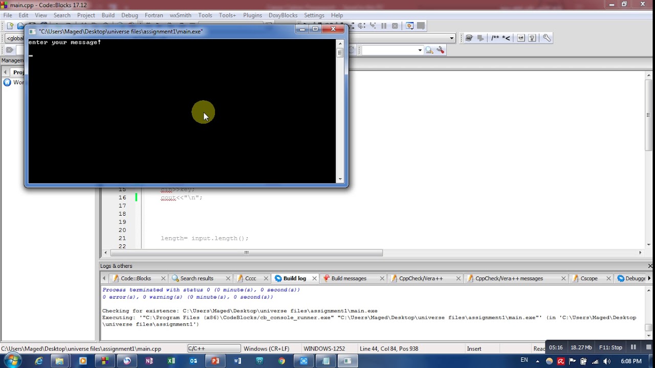 C++ Caesar Cipher Implementation