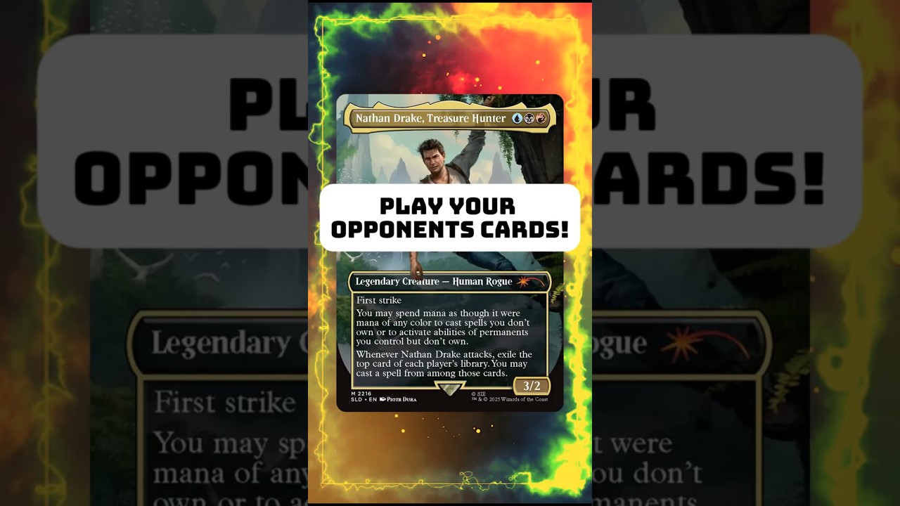 Top 5 Cards for Nathan Drake in MTG Secret Lair 🏴‍☠️
