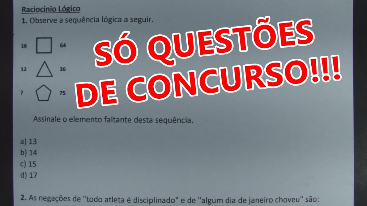 Raciocínio Lógico #95: Desafios de Concurso para Você 💡