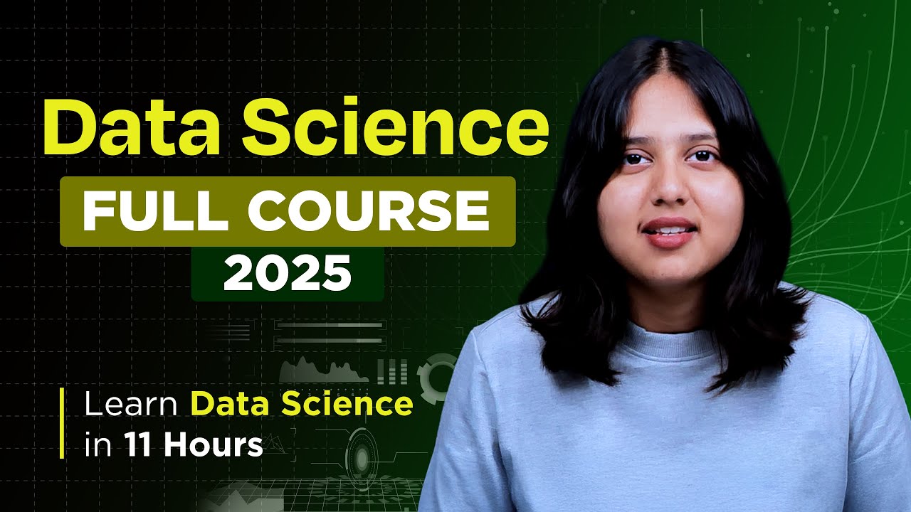 Data Science Full Course for Beginners 2025 | Intellipaat