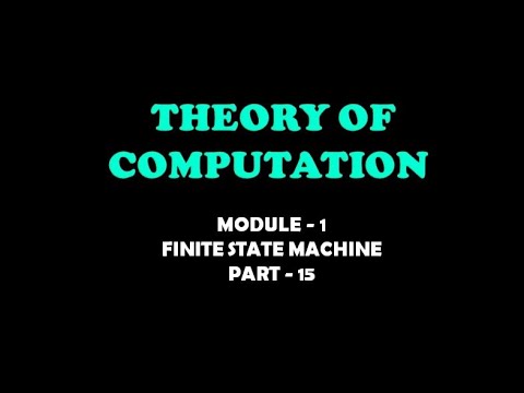 A Canonical Form for Regular Languages | Lecture-15