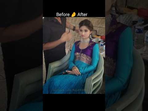 Pakistani actress before Vs After #yumnazaidi #sajalaly #jannatmirza #haniaamir