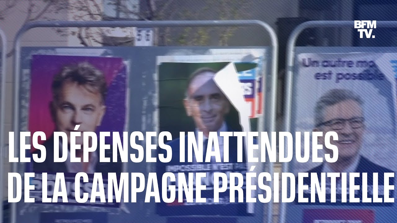 Dépenses inattendues lors de la campagne présidentielle 2022 : café, rugby, autocollants
