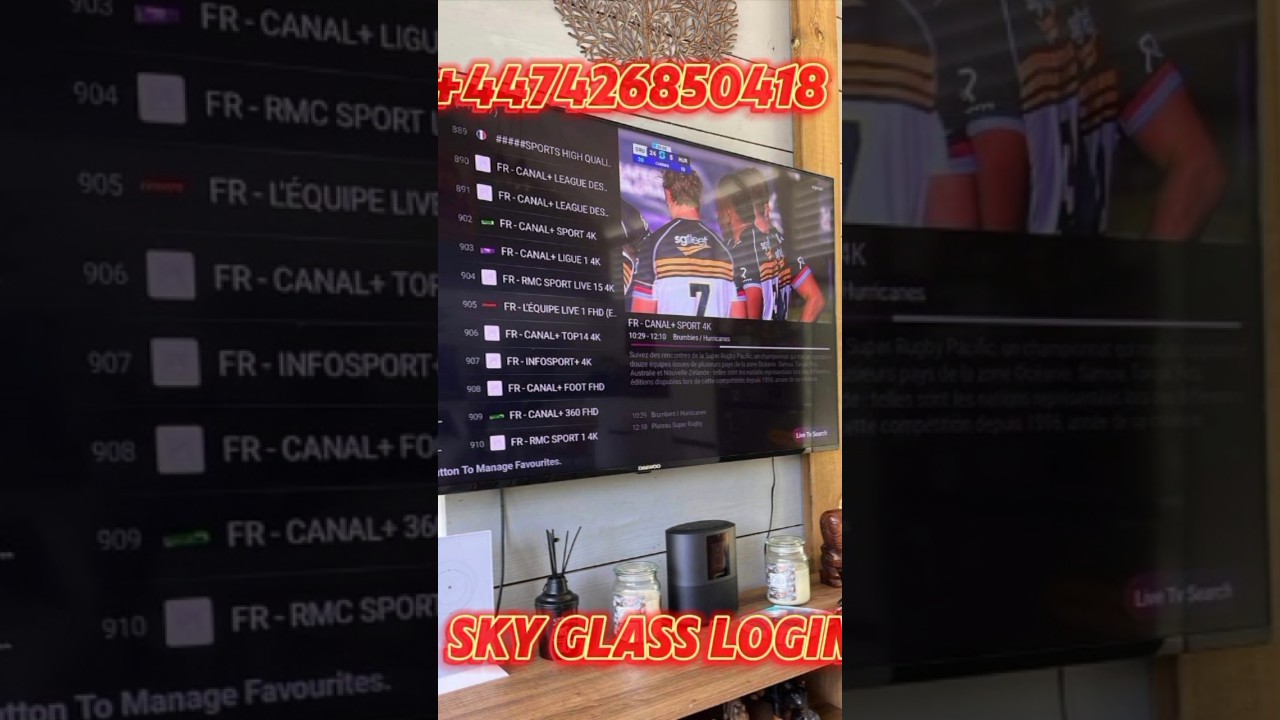 Sky Glass Fire Stick IPTV Login & Code Price 💻