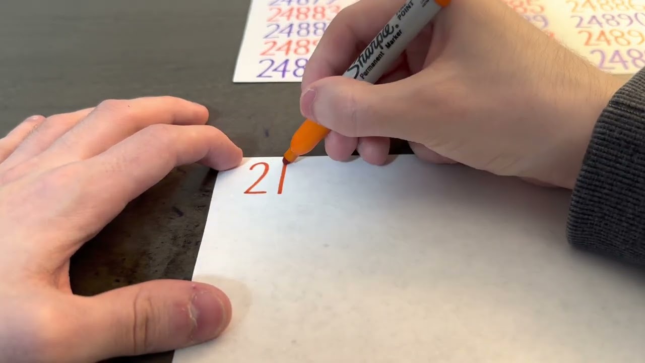 Counting Journey Through Writing Numbers ✍️