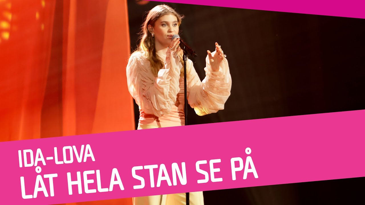Ida-Lova Performs 'Låt hela stan se på' in Lidköping 🎶