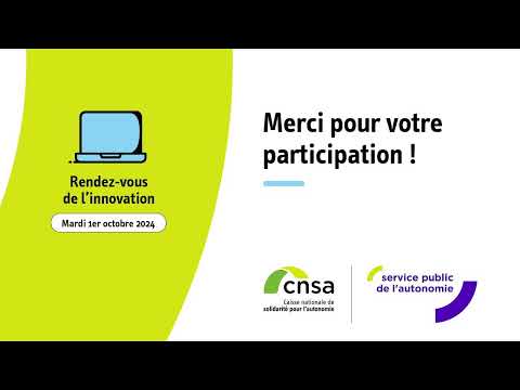 Rendez-vous de l'innovation de la CNSA