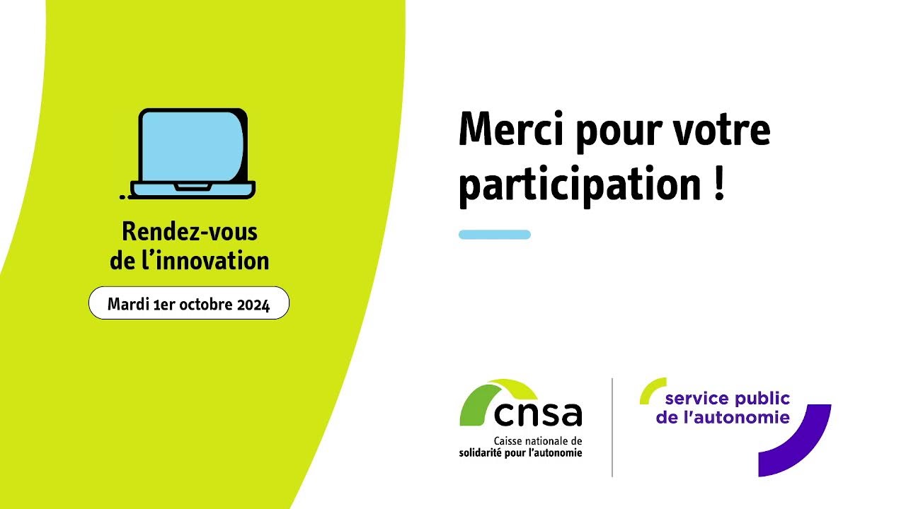 Innovation CNSA : Favoriser l’autonomie et la participation des personnes concernées 🚀