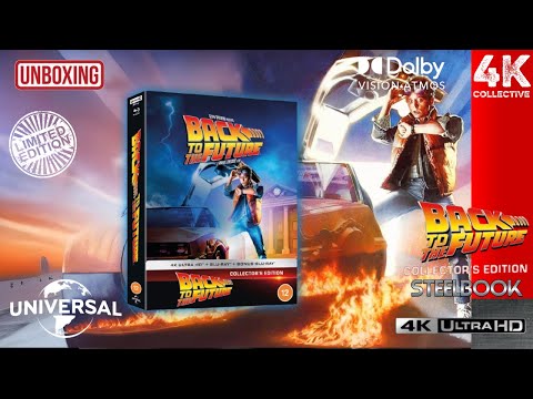 Back To The Future 4K UltraHD Blu-Ray Limited Collector’s SteelBook Edition Unboxing