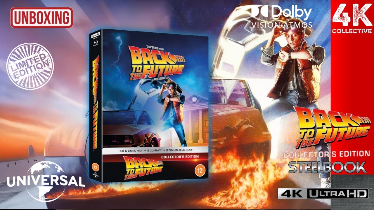 Back to the Future 4K Ultra HD SteelBook Collector’s Edition Unboxing 🎬