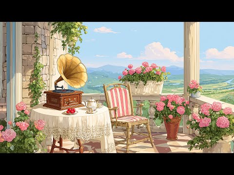 A Peaceful Summer Morning on the Balcony 🌸 | 1930s Oldies