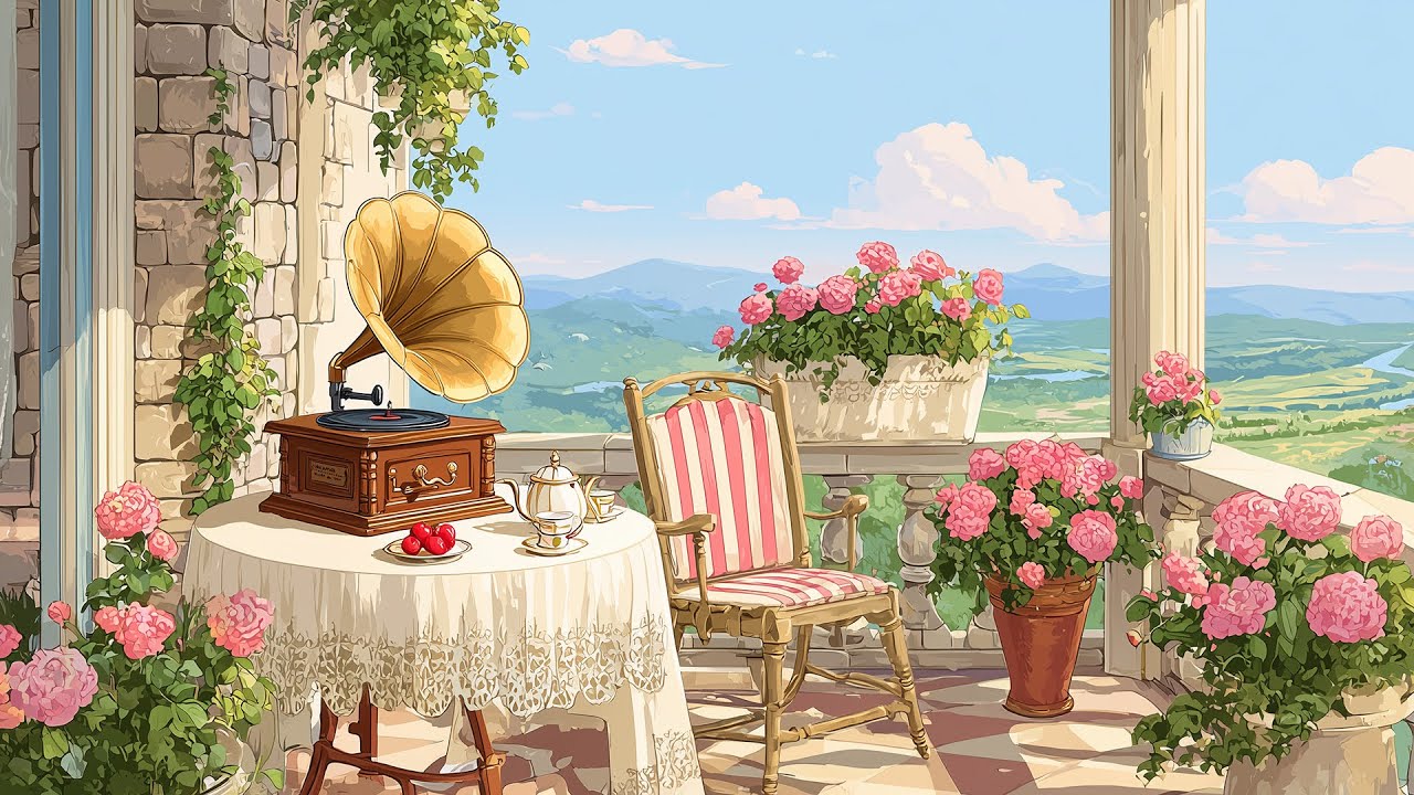 A Tranquil Summer Morning on the Balcony ๐ธ | 1930s Oldies