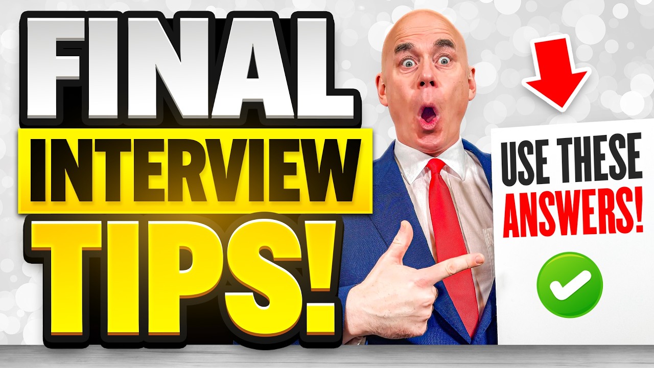 Final Interview Tips & Answers to Pass Easily ๐ฏ