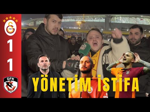 YÖNETİM İSTİFA | GALATASARAY 1 - 1 GAZİANTEP | MAÇ SONU TARAFTARLARLA RÖPORTAJ