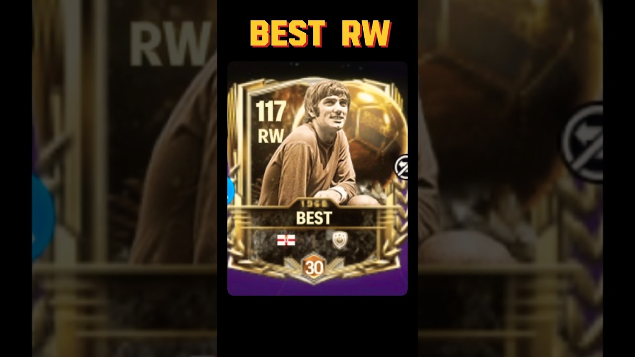 Unstoppable 112 OVR George Best in FC Mobile ⚡