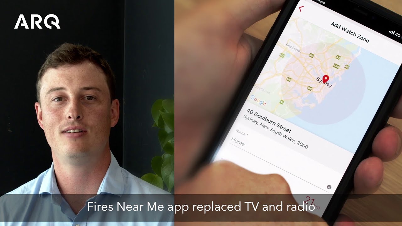 RFS Fires Near Me App - DTA Summit Awards Finalist - ARQ Group