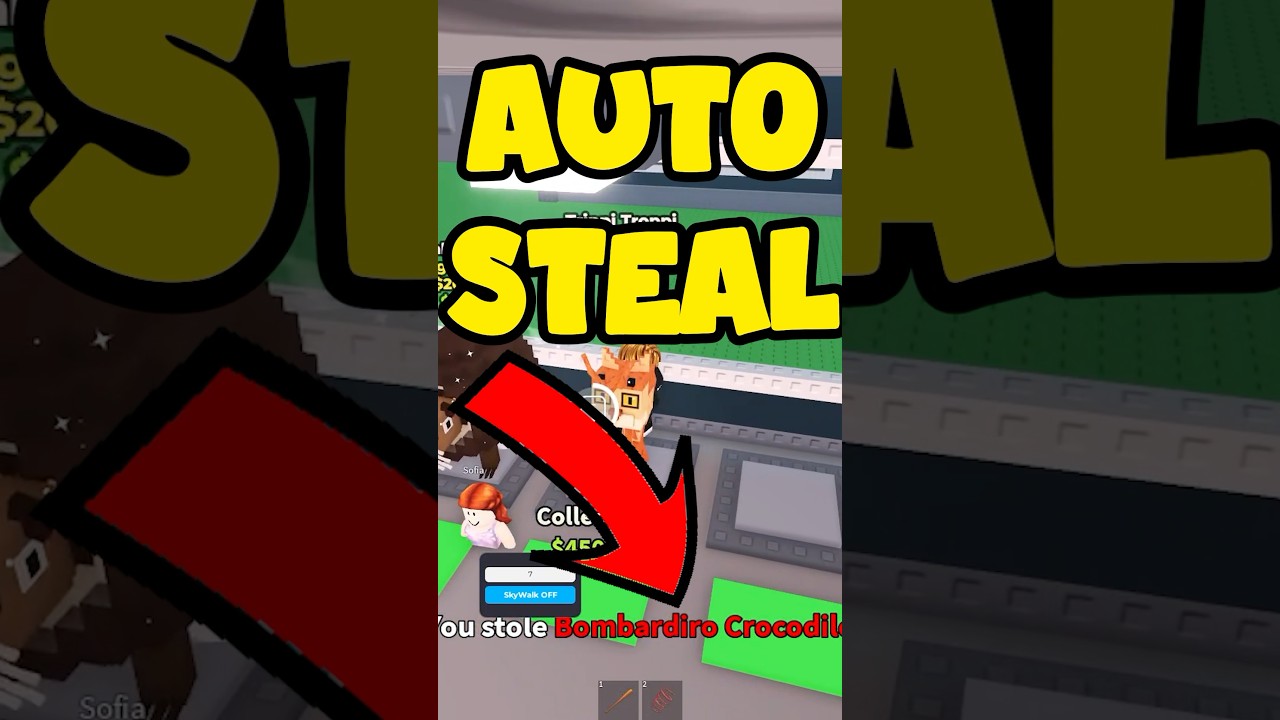 Steal Brainrot Script 💀 Infinite Cash & Instant Steal