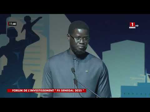 FORUM FII SENEGAL - Discours du Président Bassirou Diomaye Faye