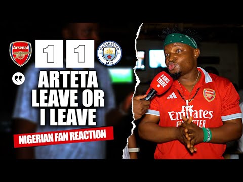 ARSENAL 1-1 MANCHESTER CITY( Godfrey - NIGERIAN FAN REACTION) - Premier League 25/26