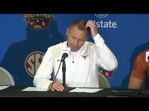 Longhorns full post-game presser after their Red River Rivalry win against the Sooners