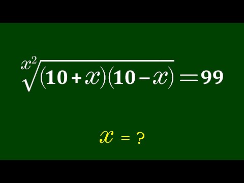 A Nice Algebra Problem | Math Olympiad | How to solve for x ?